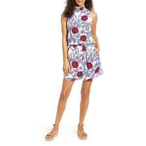 Gibson x Hi Sugarplum! Capri Smocked Waist Romper size S